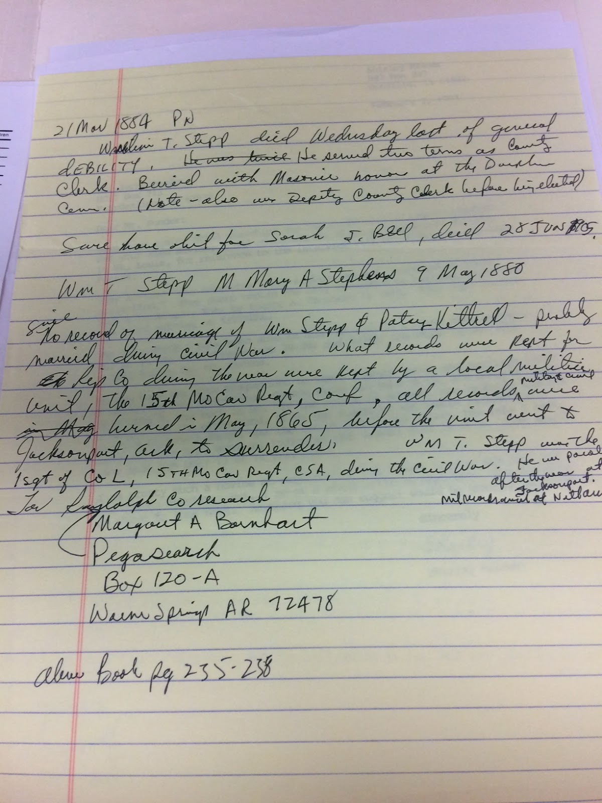 EXPLANATION FOR MISSING RECORDS FOR RIPLEY COUNTY MISSOURI CONFEDERATES?