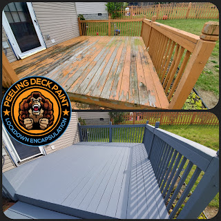 WALTON KY DECK WITH PEELING BEHR DECK OVER BEFORE AND AFTER KONG ARMOR