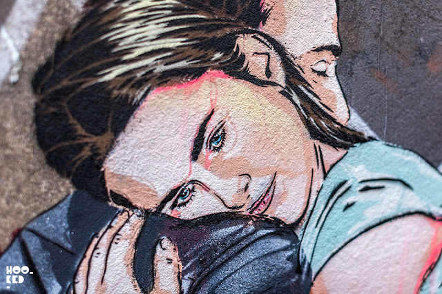 French Stencil artists Jana & JS Hit The Streets Of London