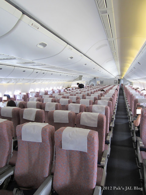 ex-JAS economy class cabin with Regular Seats
