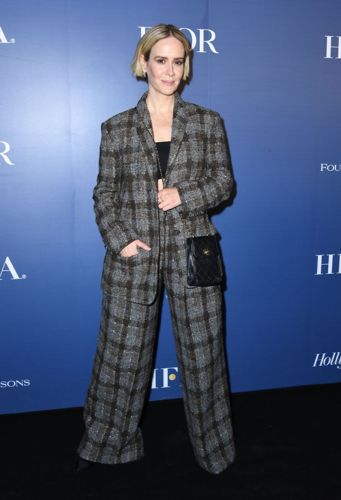Sarah Paulson clicksat HFPA x Hollywood Reporter Party in Toronto 7 Sep