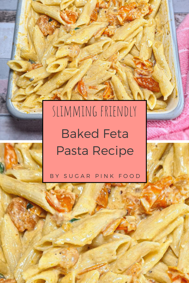 Tomato & Feta Pasta Trend Recipe Slimming World Friendly Sugar Pink