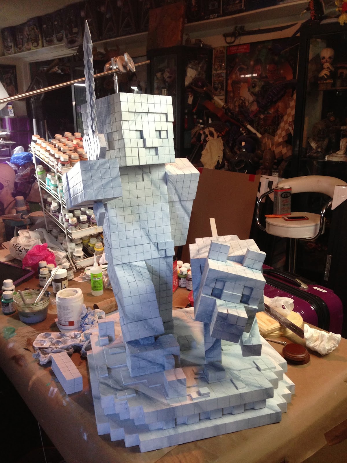 Greg Aronowitz: Minecraft Art Exhibit at the V&A Museum in London