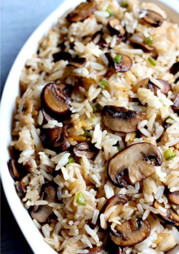 Spicy Mushroom Rice - Healthy Recipes