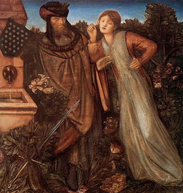 Iseult con il re Marco, Edward Burne-Jones, 19° secolo