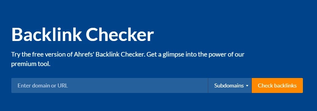 Back Link Checker free and paid 2020