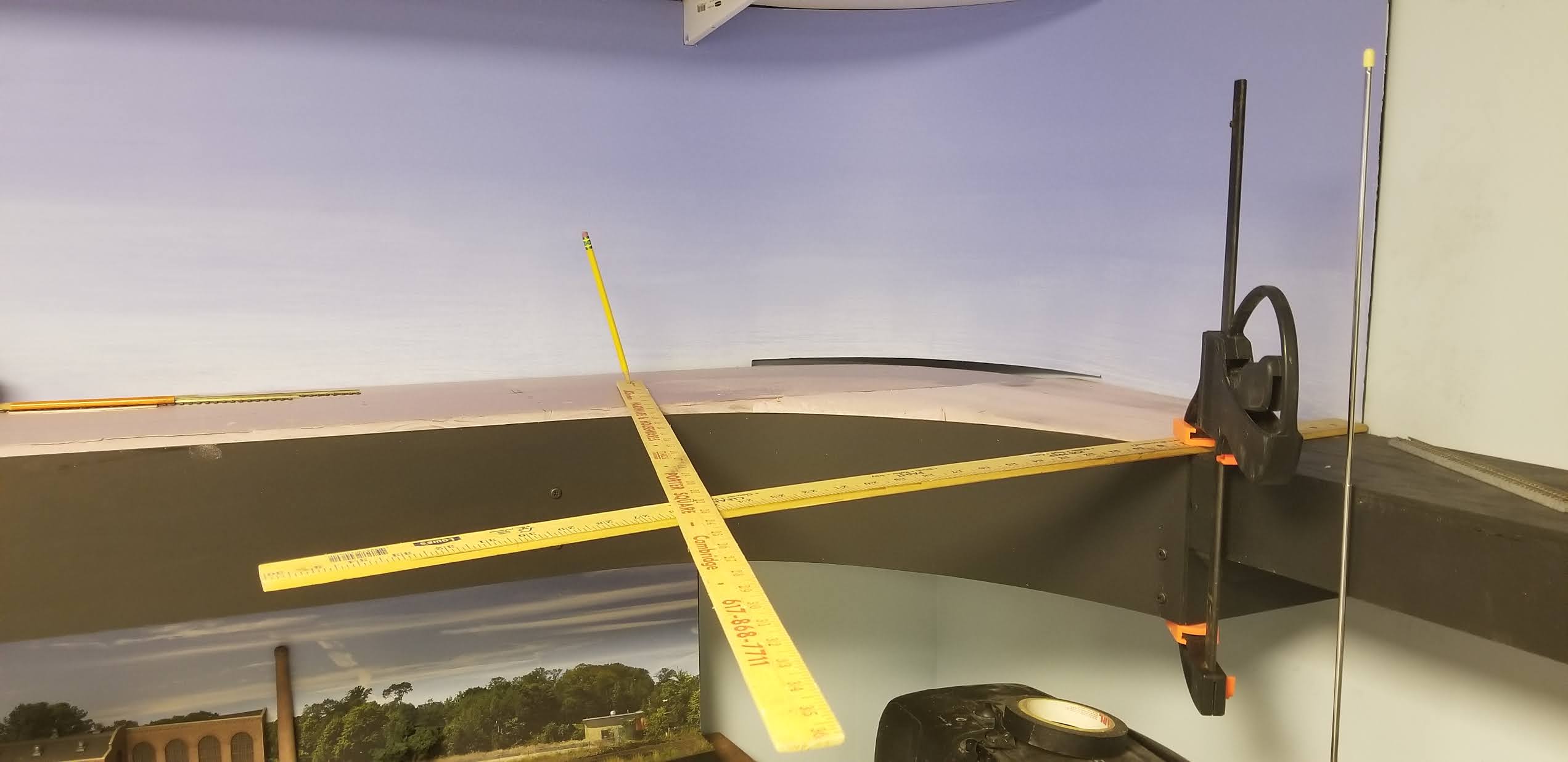 The St. Railroad Crossing the standard gauge