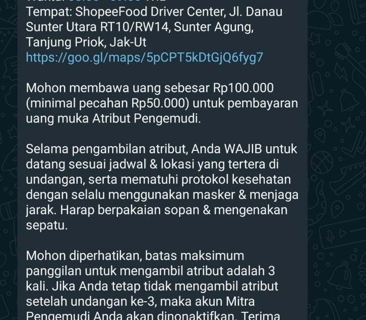 Cara Pengambilan Atribut Shopee Food Rumah Gadget Kita