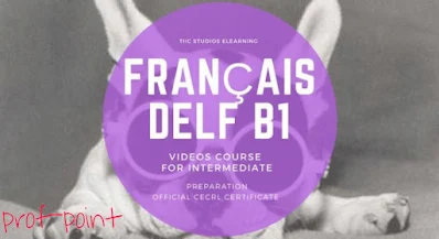 French course intermediate DELF B1 CEFRL official certificat