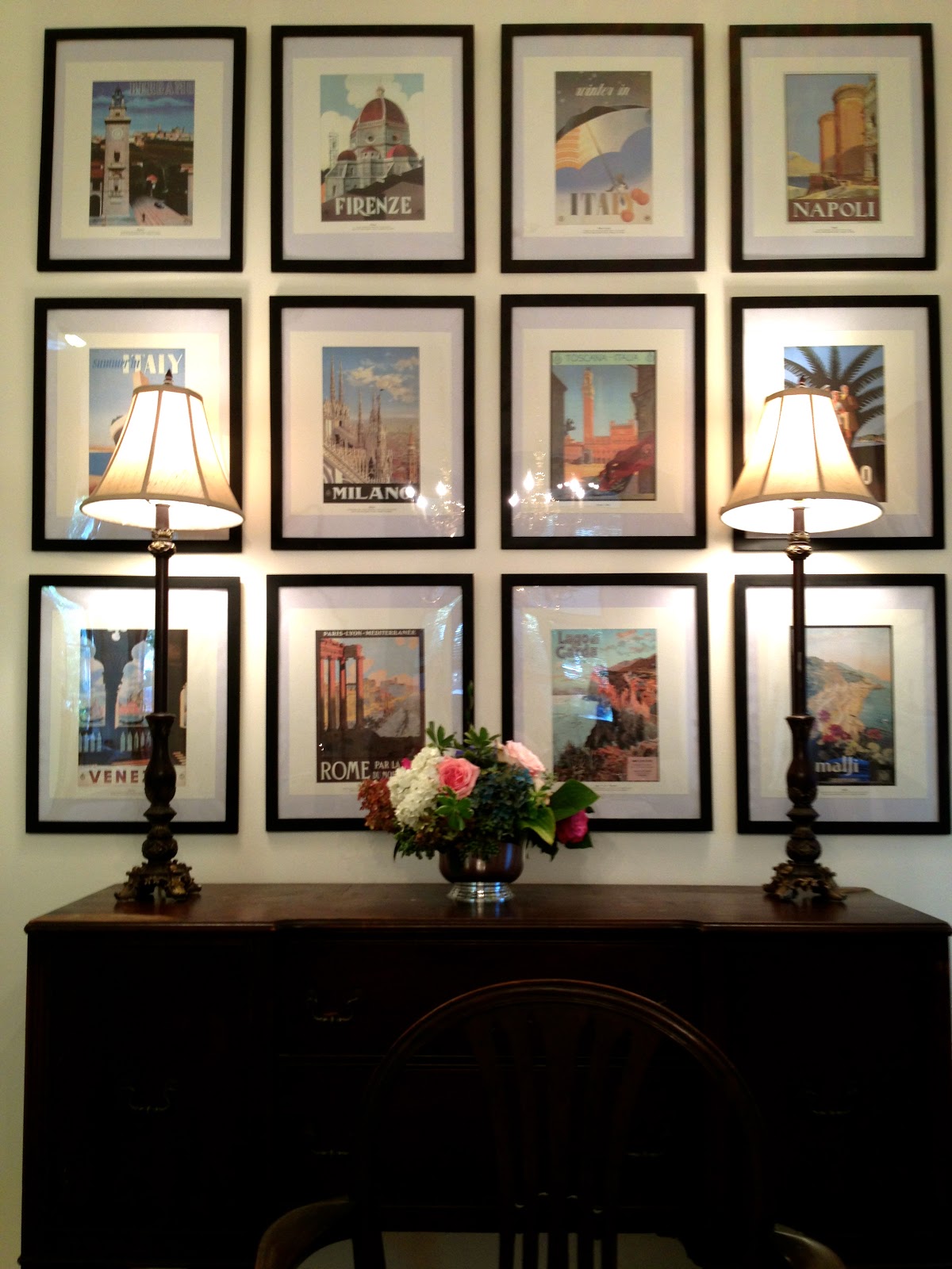 Mel & Liza Spray Painting Frames & Quick Wall Cover Up