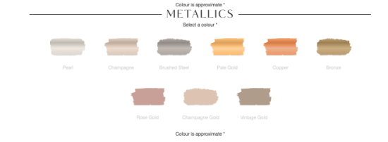 fusion metallic colors