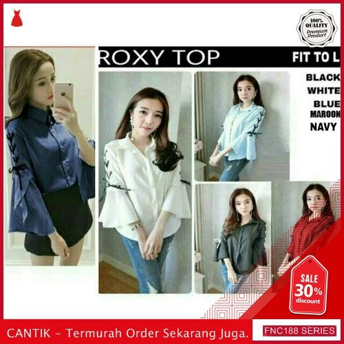 FNC188R46 Roxy Top Twiscone Model Wanita Lengan Ikat Serba 50 Ribuan