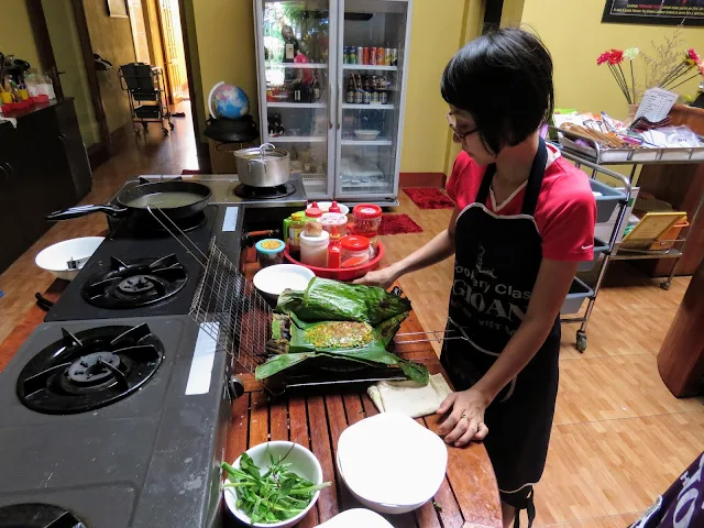 Vina, our host from Gioan Cooking School in Hoi An Vietnam