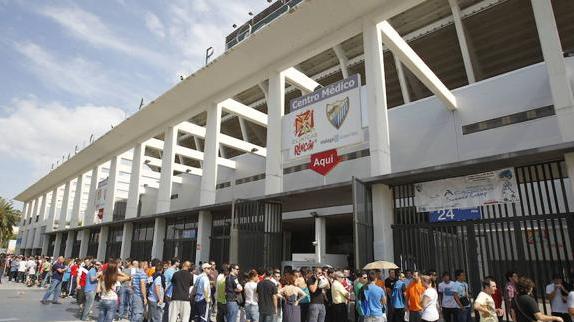 El Málaga compensa a los abonados por el error de acceso