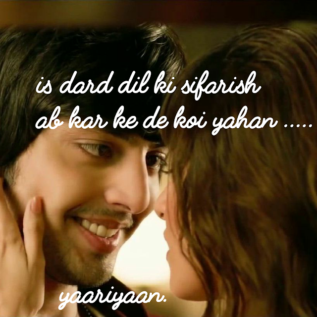 Bollywood latest song lyrics Baarish (Yaariyan) Lyrics