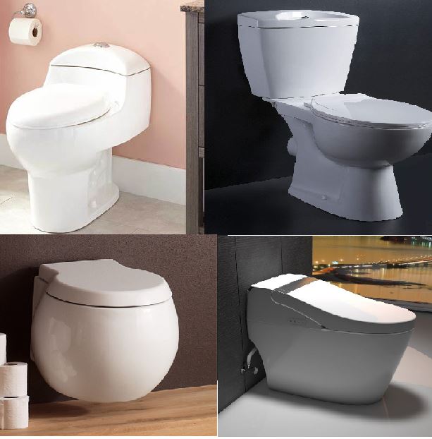 Types of Toilets Based on Style