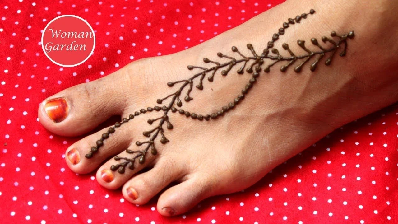 New Mehndi Designs – Beautiful Foot Mehndi Designs # i187