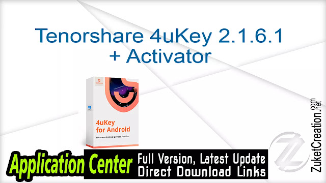 Tenorshare 4uKey 2.1.6.1 + Activator Tenorshare 4uKey 2.1.6.1 + Activator