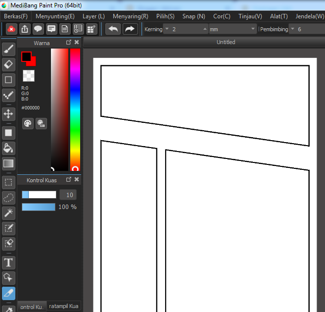 Cara membuat panel komik dengan cepat dan rapih di