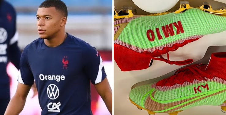 partitie Bel terug alarm Mbappé Debuts Custom Nike Mercurial Boots for France - Footy Headlines