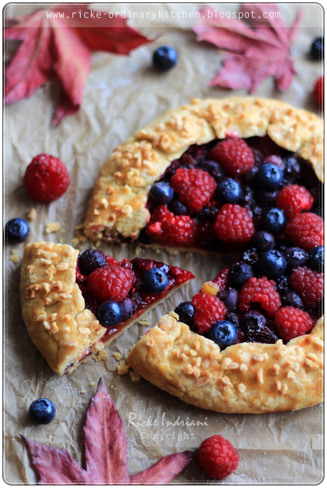 Just My Ordinary Kitchen... FRUIT GALETTE (WITH BERRIES)