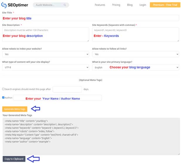 Blogger Me Meta Tag Description aur Keywords Kaise Add Kare Blogger Me Meta Tag Description aur Keywords Kaise Add Kare