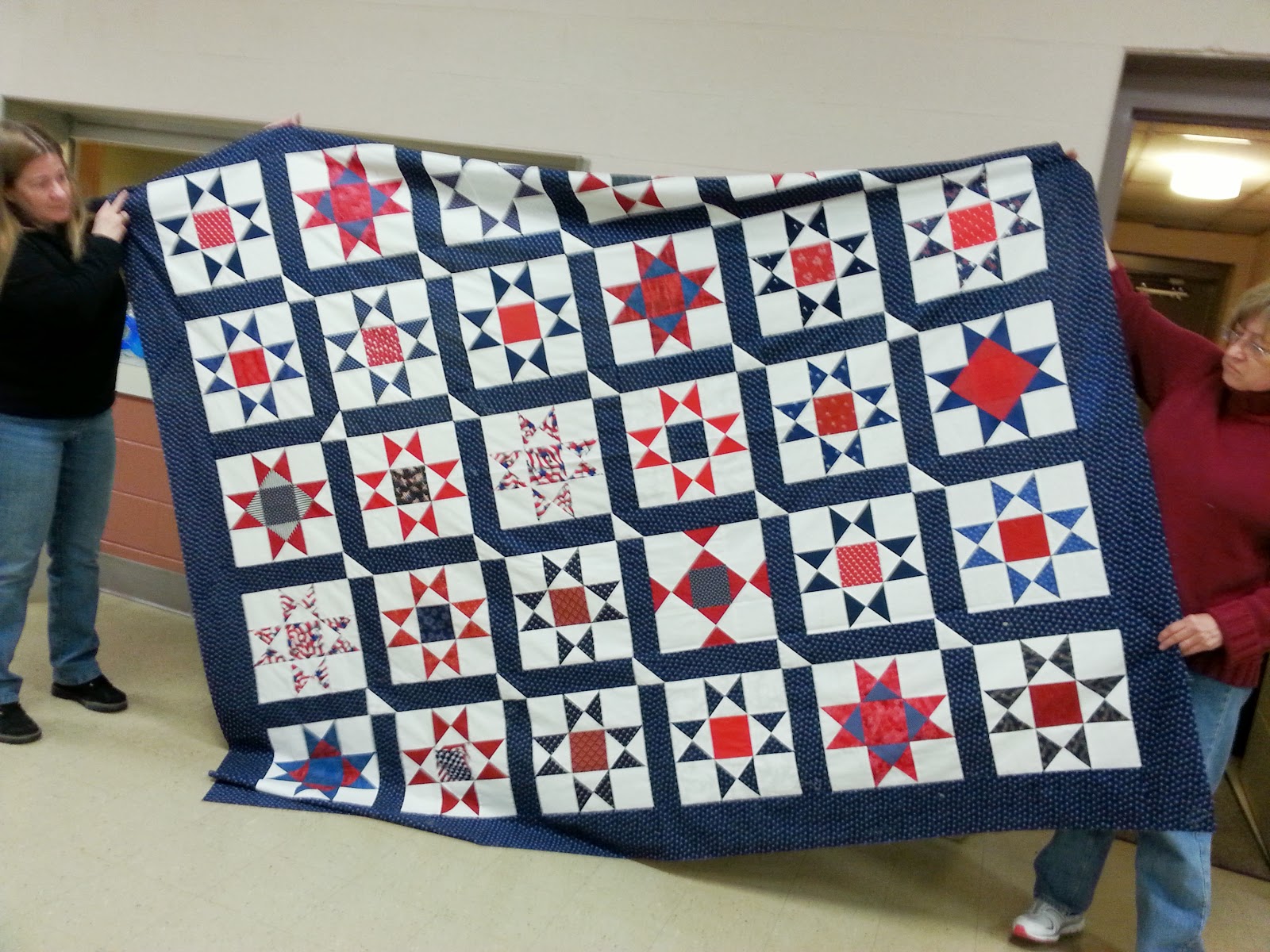 Glady's Gab on Quilts and Quotes Tin Lizzie & Ohio Star Quilt