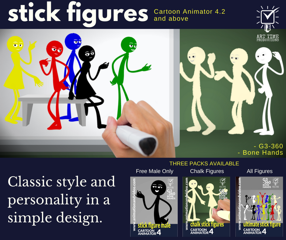 Stick figures, with style! Basic design