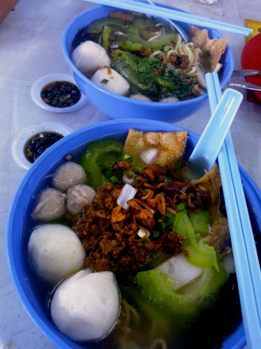 Klang Valley Noodle Project Bitter Gourd Fook Chow Fishball Noodles