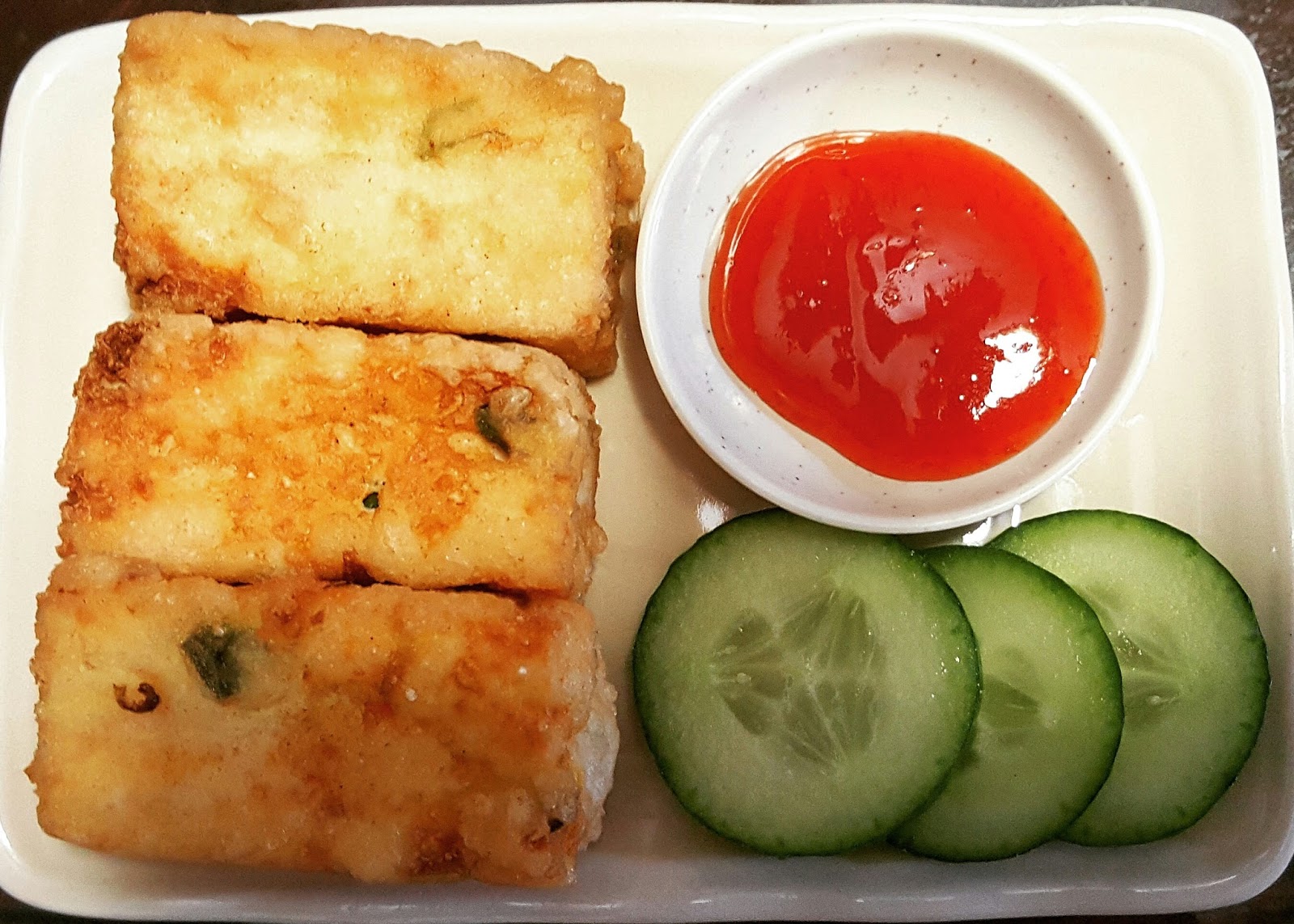Flavour and Savour The Food Lovers' blog Fried Seafood Tofu (Mashed