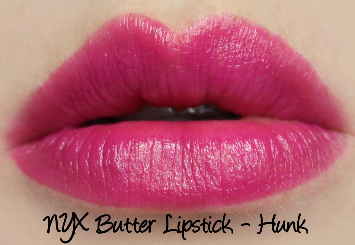NYX Butter Lipstick - Hunk Swatches & Review