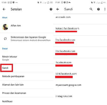 Cara Melihat Password Facebook Di Google Chrome Android Wafbig