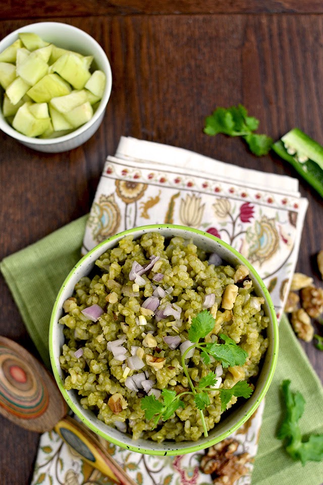 Healthy Cilantro Rice (with Brown rice)