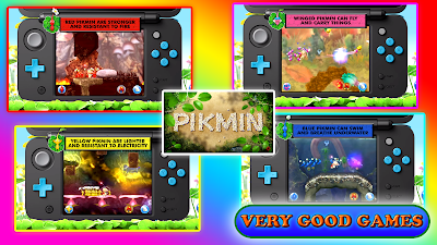 A banner for the review of Hey! Pikmin - a game for Nintendo 3DS