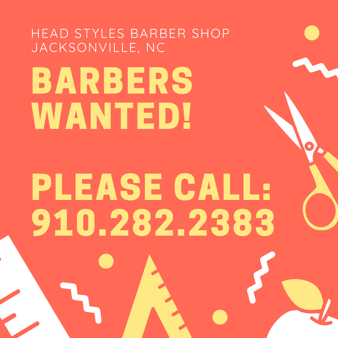 Calling all barbers in Jacksonville, NC!