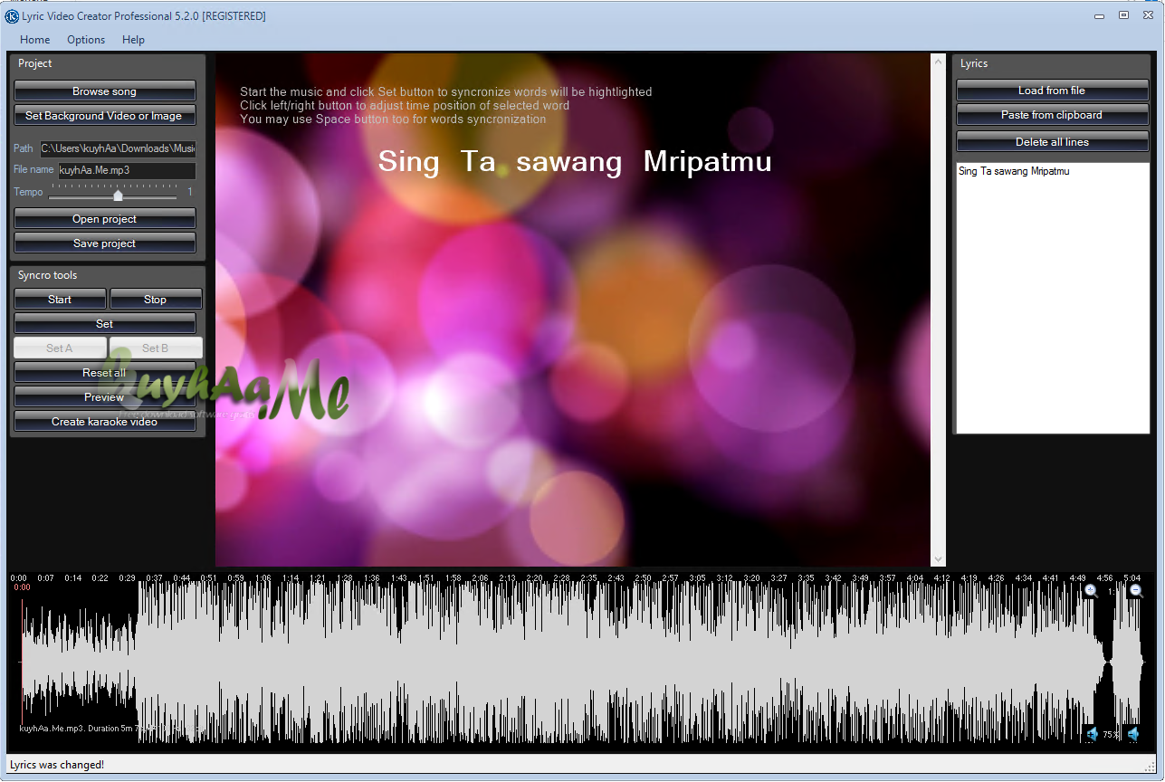 Lyric Video Creator Professional 6.1.0 Full kuyhAa