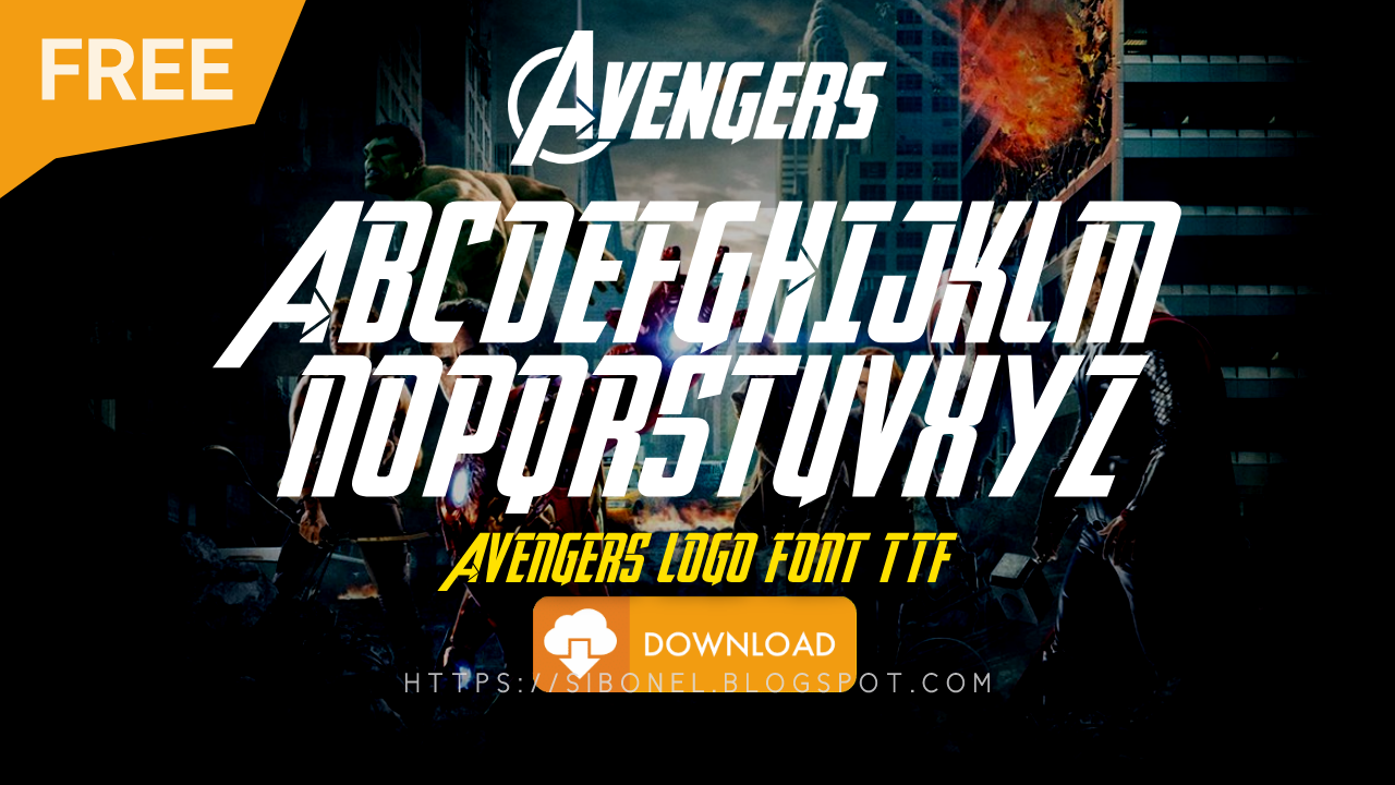 Free Download Font Logo Avengers - Blog Sibonel