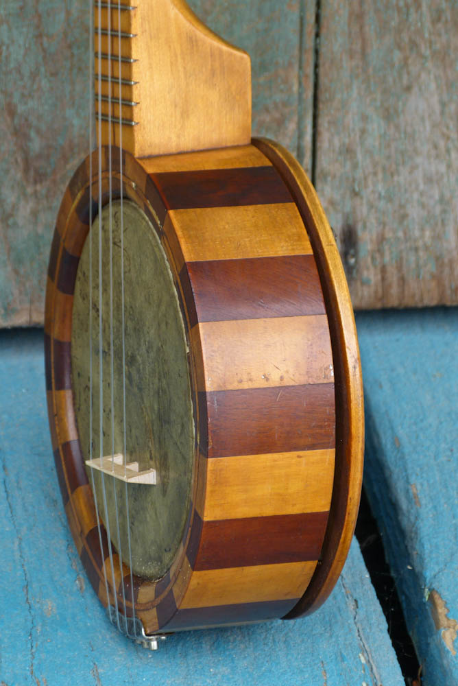 1920s Oscar Schmidt-made Block Rim Banjo Uke