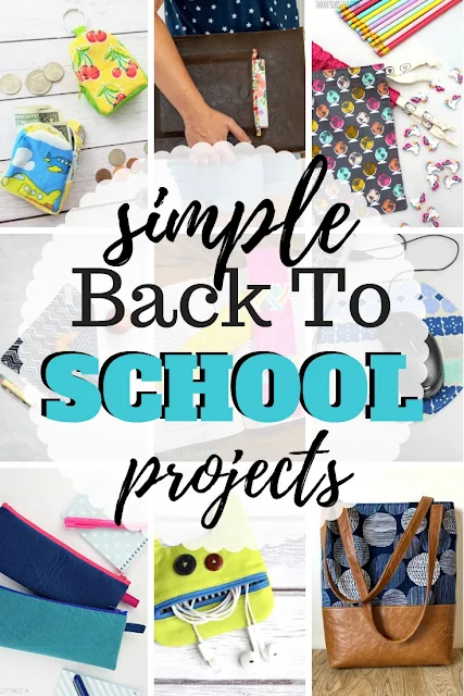 Make this school year unique with these simple sewing projects for back to school.