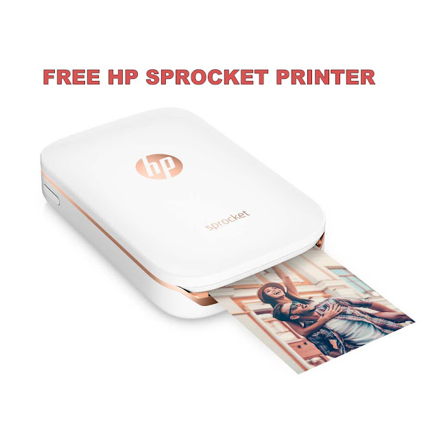 Free HP Sprocket - HP Toner and Ink Cartridges promotion