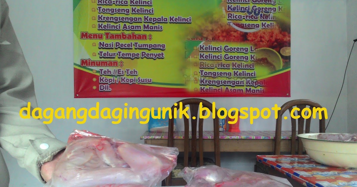 DAGANG DAGING UNIK INDONESIA jual  daging kelinci  jakarta  