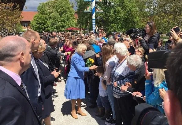 The Prince of Wales and The Duchess of Cornwall visited the Herrmannsdorfer Organic Farm