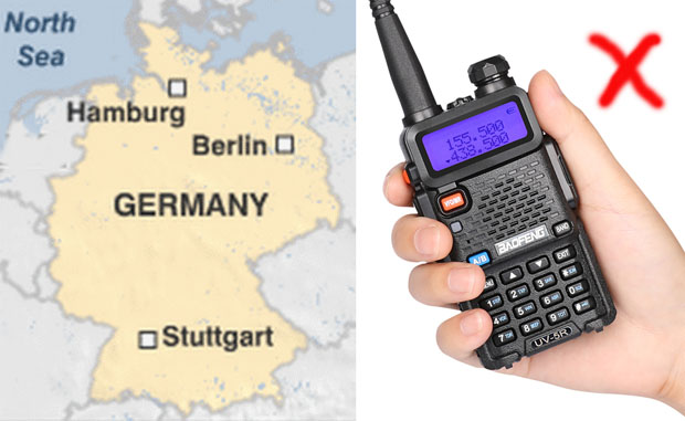 EI7GL.A diary of amateur radio activity: Baofeng UV5R is banned for sale  by German authorities