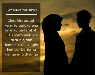 kata kata cinta islami untuk kekasih