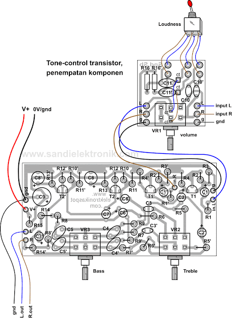 pcb tone control klasik