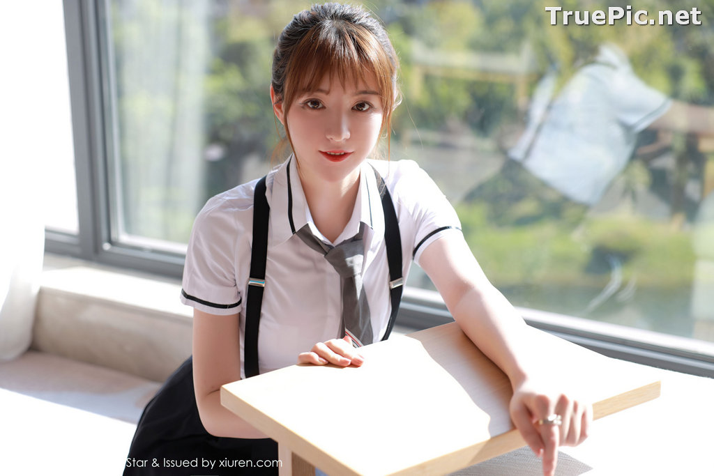 Image MFStar Vol.390 - Chinese Model - yoo优优 - Sexy Student Uniform - TruePic.net - Picture-17