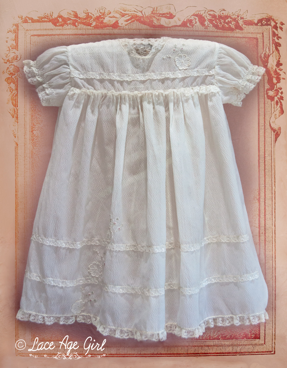 Lace Age Girl Baby Dress Stand