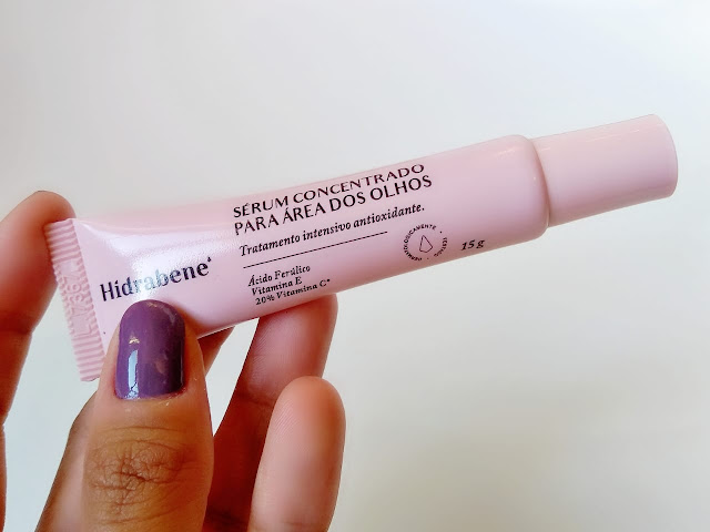 Sérum Vegano Para Área dos Olhos Hidrabene - Resenha Sérum Vegano Para Área dos Olhos Hidrabene