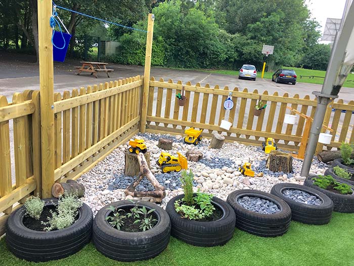 Ideas para decorar la esquina de un patio o jardín