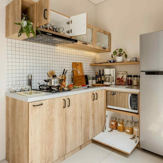 Kumpulan Inspirasi Desain Dapur  Minimalis  Bahan Kayu  yang Sederhana Namun Tetap Elegan dan Minim 